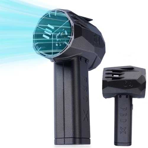 Pro X64 Violent Turbo Fan, Upgrade 750W Mini Car Violent Blower, 64mm Duct Fan 16000mAh Car Dryer Air Blower with SOS Ambient Light, 1500g Instant Thrust 97 m/s Wind Speed