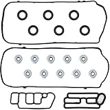 VS50773R Engine Valve Cover Gasket Set Kit & 15845-R70-A01 Solenoid Valve Gasket for Honda Accord Odyssey Pilot Ridgeline Acura MDX RDX RL TL TSX ZDX 2008 2009 2010 2011 2012 2013 2014 2015 2016 2017