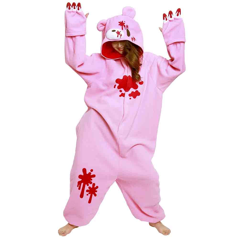 SAZAC Gloomy Bear Kigurumi - Onesie Jumpsuit Halloween Costume