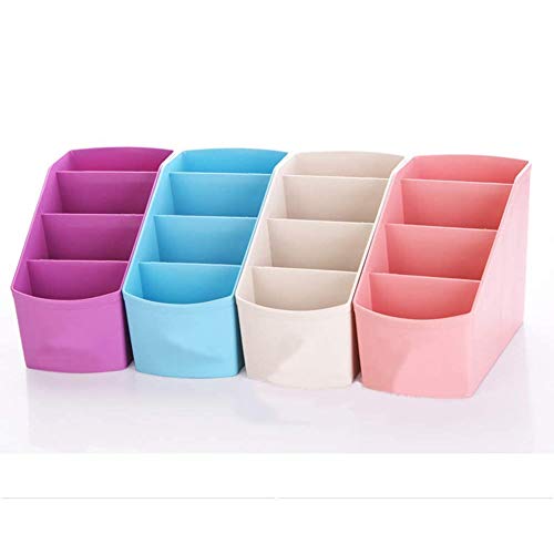 Preisvergleich Produktbild DXQDXQ Tragbare Kreative Multifunktions Desktop Kosmetik Aufbewahrungsbox Hause Kunststoff Mehrfarbige Kosmetik Box (4 Teilig) Klein