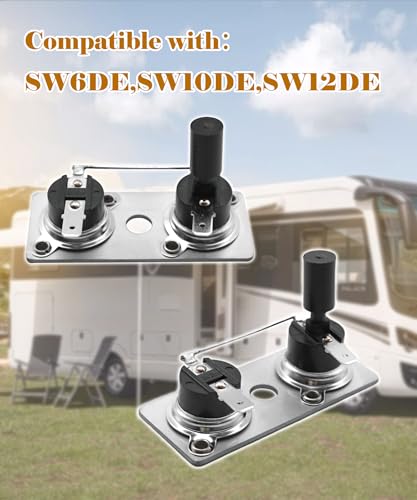 Image of 2Pcs 232306 RV Water Heater Thermostat Switch Fits for Suburban SW10DE | SW12DE SW6DE,120V T-Stat /Limit RV Water Heater Parts