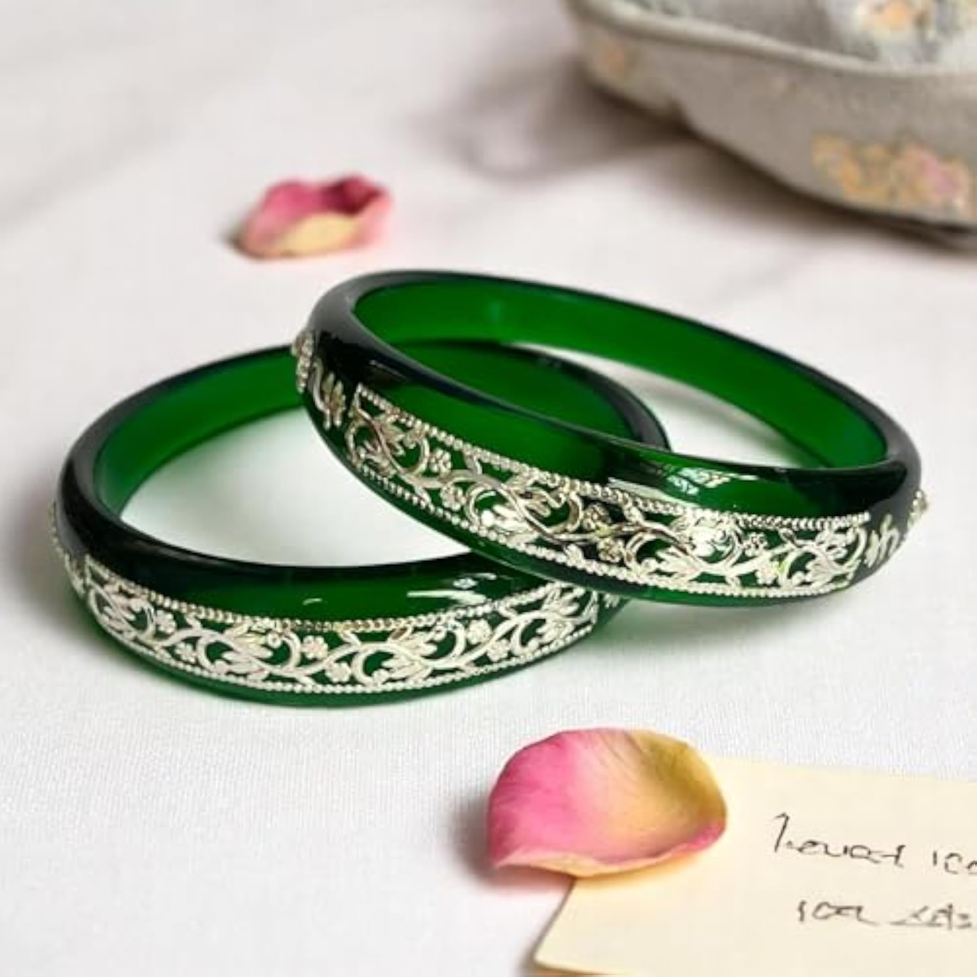 Women's 925 Pure Silver Pola Bangles with Purity Certificate