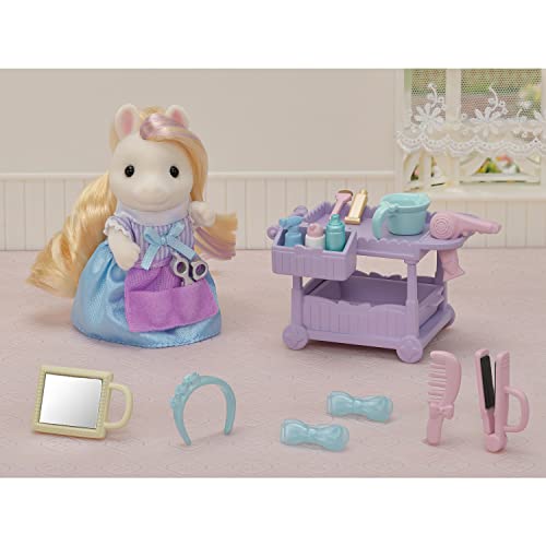 Calico Critters Pony's Hair Stylist Set, Dollhouse Playset With Figure And Accessories #TOP3