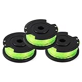 WORKPROX(ワークプロックス) トリマーライン 16.4フィート 交換用スプール 星型グリーンナイロンコード 3本パック 直径0.055インチ