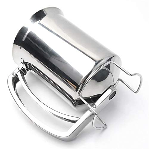 Stainless Steel Pancake Batter Dispenser for Baking,Cupcakes,Muffins,Crepes,Waffles Pancake Maker Cooking Tools(800ml) - Thumbnail 5