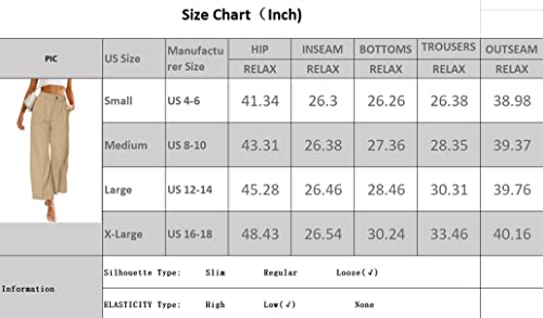 Shipe Womens Ladies Ladies Spring Summer Wide Leg Suit Pants Lightweight Casual Loose Solid Color Pants Blue L #TOP6