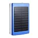 Produktbild sunnymi Neu 20000mah Solar LED Portable Dual USB Energienbank 5x18650 Externes Ladegerät DIY Box (125*75*25mm, Blau)