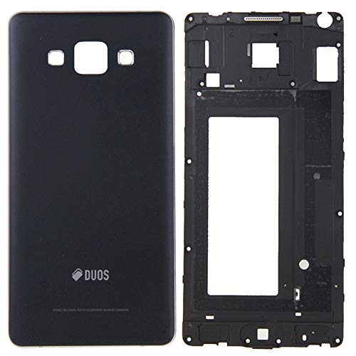 Couvercle LCD pour Galaxy A5 A500 boîtier avant et cadre arrière noir