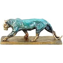 Kunst & Ambiente - Bronze Animal Figurine - Walking Panther 1904 - Panthere Marchant - Statue by Rembrandt Bugatti - Wildlife Sculptures - Contemporary Coloration