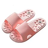 Hola. Estimado comprador. YPYOYG Mujer Masaje Zapatillas Ducha Zapatilla Arco acupresión reflexología masajeador Hombres Zapatillas casa Piscina Interior baño Zapatos Sandalias Foot Massager (Color : Pink)