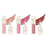 3 Colors Liquid Blush, Soft Cream Face Blush, Blendable Face Blush Stick for Cheek, Natural Matte Fi