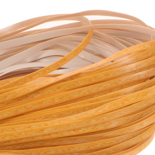 OHPHCALL 1 Rolo De Material De Bambu Material De Vime De Plástico Cadeira Tecida À Mão Tiras De Bamb