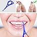 Clear aligner removal tool-invisible removable braces, invisible aligner remover-aligner remover-fixer remover (dark blue 8pcs)