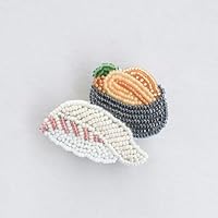 Amazon.co.jp: MIYUKI (ミユキ) はらぺこブローチ さくらもち (日本製