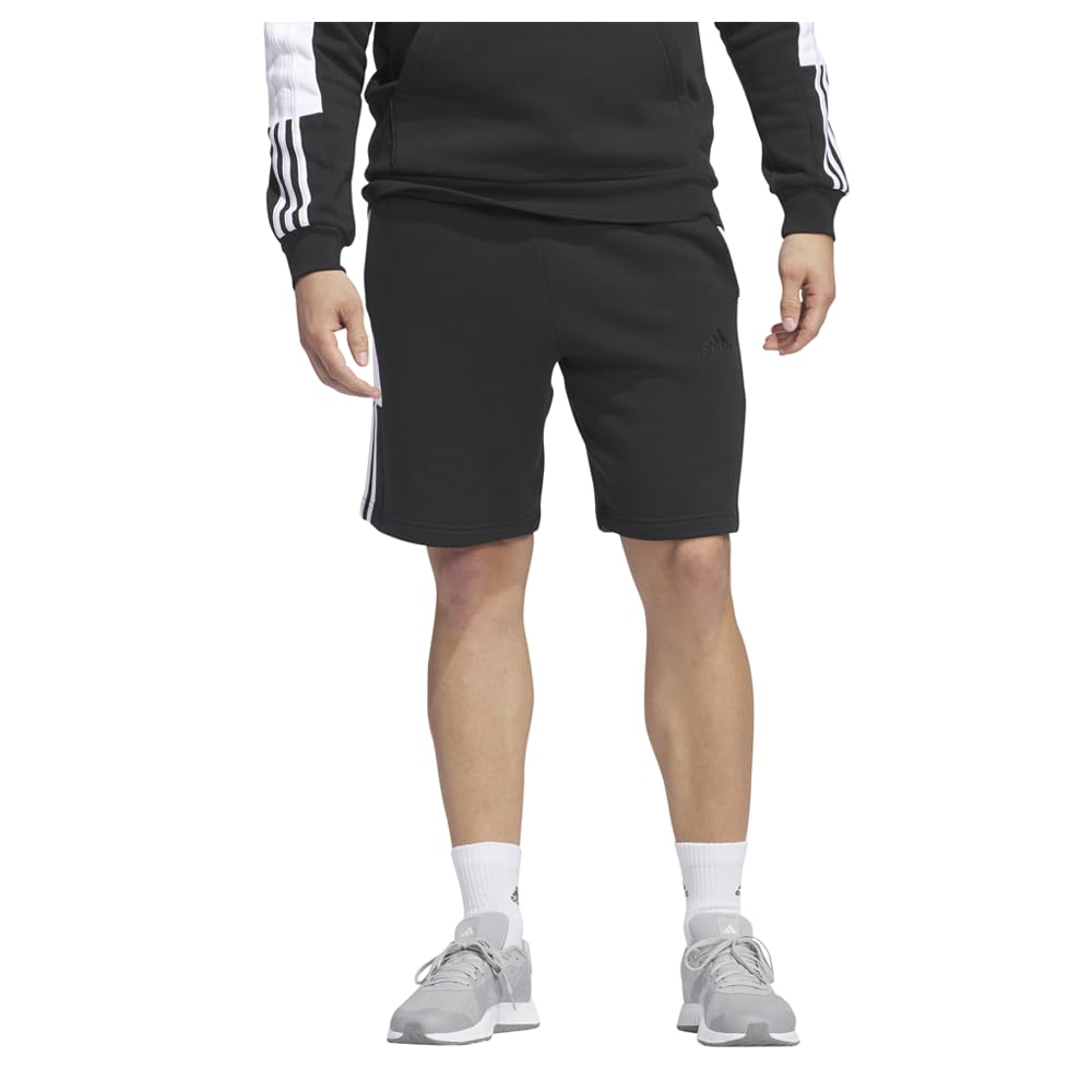 adidas Essentials 3-stripes Fleece Color Block Shorts - Shorty Mężczyźni