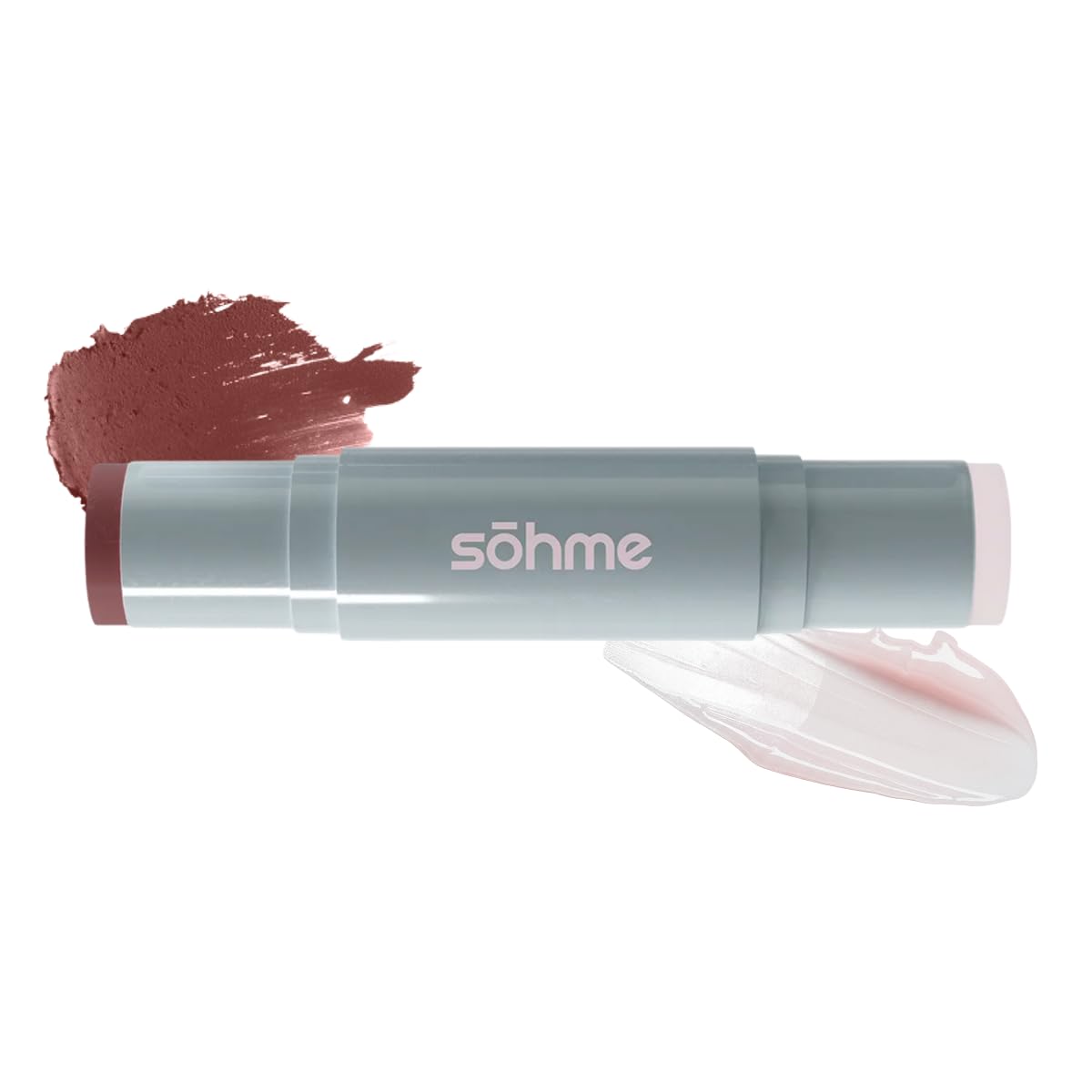 sohme Two-Go Blush & Glow Stick – Multi-Use Dual Cream Blush and Glow Highlighter Stick for Natural Radiance (Toasty Fig)