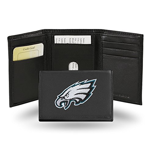 Rico Industries NFL Football Philadelphia Eagles Embroidered Tri-fold Wallet 3.25 x 4.25-