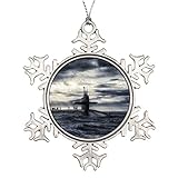 VinMea Xmas Snowflake Ornaments Submarine US Navy Sailing Militar Snowflake Ornaments Ideas for...
