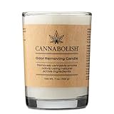 Cannabolish Smoke Odor Eliminating Candle, 7 oz, Natural Ingredients, Wintergreen scent
