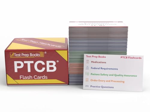 PTCB Study Cards: PTCB Exam Prep 2026-2027 with Practice Test Questions for the Pharmacy Technician Certification Exam [3rd Edition]