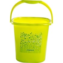 Nayasa Square Ring 20 Funk Bucket (18 Litres) (Green) (Plastic)