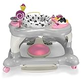 MyChild Roundabout 4 in 1 Activity Walker, Pink Neutral - Activity Center Baby Walker - 6 Months + Anti Fall Blocks for Extra Safety and 3 Height Adjustment- 360 Degree Spinning seat. - Image 2
