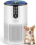 Air Purifiers for Home Large Room Up to 1300 ft², KOIOS H13 True HEPA Air Purifier for Bedroom, 15dB Quiet With Fragrance Sponge & Night Light, Eco Mode, Air Cleaner for Pets and Odors