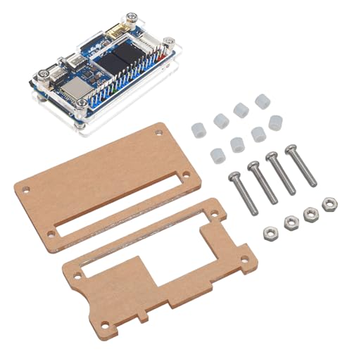 Bewinner Funda para Orange Pi Zero 2W, Funda Protectora de Acrílico, Resistente, Duradera, Transparente, con Recortes Precisos, Funda para Placa de Desarrollo Simple