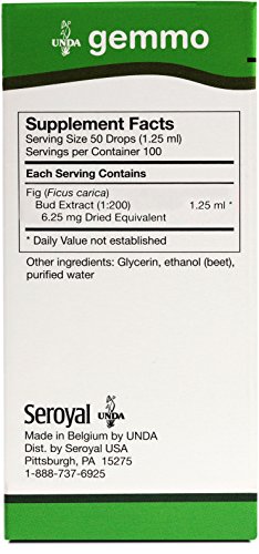Unda Gemmo Therapy Ficus Carica | Fig Bud Extract | 4.2 Fl. Oz. #TOP1