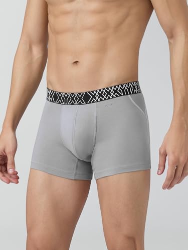Image of XYXX Men's Super Combed Cotton Regular Fit Trunks with No Marks Waistband