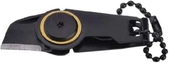 كاتر صغير في سلسلة مفاتيح صغيرة خفيفة من الستانلس ستيل قابلة للطي ومتعددة الوظائف للاستخدام الهواء الطلق فاشون مانيا