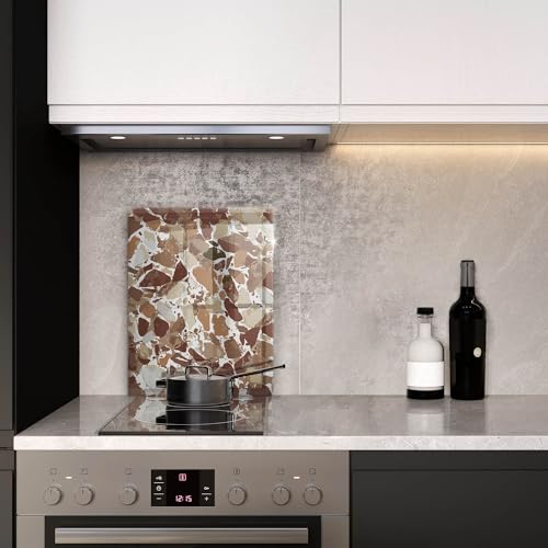 Plaque induction protection décorative en pierre Wallfluent - 4