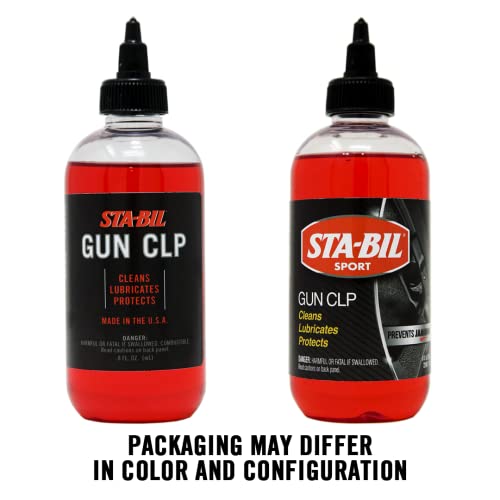 Sta-Bil Gun Clp - Cleans, Lubricates, And Protects, Prevents Jamming, Superior Lubrication With Anti-Wear Additive, Displaces Water, Protects Against Rust And Corrosion, 8Oz (22405) Packaging May Vary #TOP2
