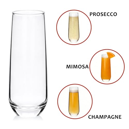 Consejos para Comprar Copas de champán sin tallo los 5 mejores. 9 Imagen adicional