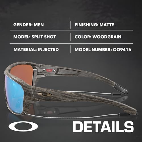 Oakley OO9416 SPLIT SHOT – PRIZM Lens, Polarized Rectangle Shape Sunglasses with Official Eyewear Kit Bundle2