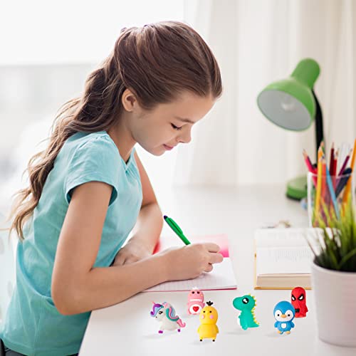 Lofir 60 Pieces Pencil Toppers Animal Pencil Toppers Pen Toppers Clip On Pencil Classroom Prizes For Office Kids Back To School Student Supplies Party Favors… (60) #TOP7