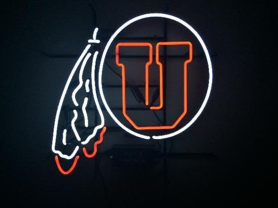 Queen Sense 17"x14" Utah Neon Sign Light Man Cave Bar Pub Beer Gift Neon Lamp A117UUTL