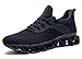 Mens Walking Shoes Blade Tennis Running Sneakers Comfort Fashion Non Slip Work Sport Zapatos de Hombre Navy Blue