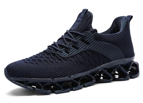 Image of Mens Slip on Walking Running Shoes Blade Tennis Casual Fashion Sneakers Comfort Non Slip Work Sport Athletic Trainer