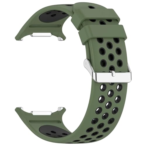 Bracelet bicolore EZZON en silicone pour montre Samsung Galaxy Watch 7 Ultra 47mm