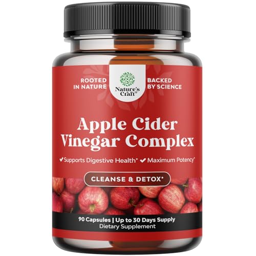 Cleansing Apple Cider Vinegar Capsules - ACV Cleanse and Detox