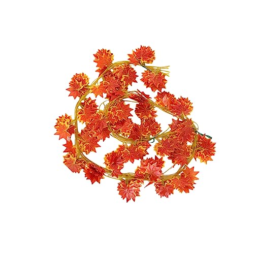 WNDUOKXH 12 pack/lot simulé feuille d'érable vigne ajoute du charme et de la beauté à n'importe quelle pièce belle décoration tissu Simulation fleurs