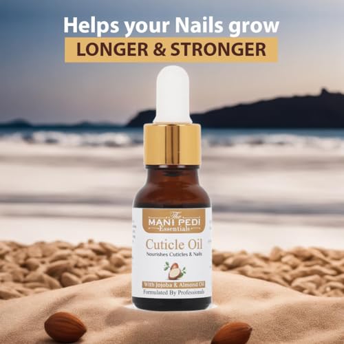 Image of TMPE Cuticle Oil for luxurious nails. Enriched with Jojoba, Rosehip & Almond Oils. Perfect for Cuticle Care, Nail Growth & Strength. Gift of love to your hands - 15ml