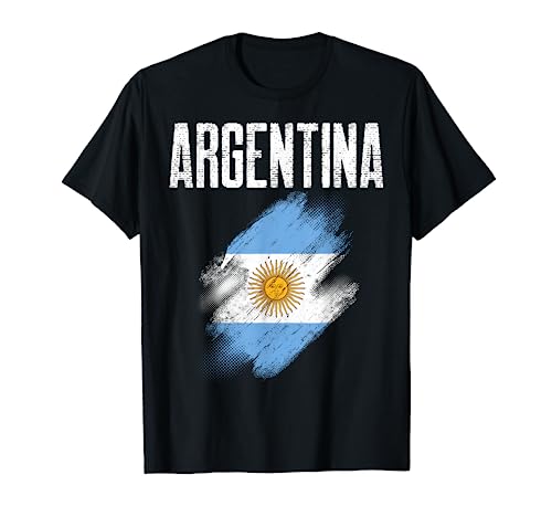 Regalo bandiera argentina del paese argentino vintage Maglietta