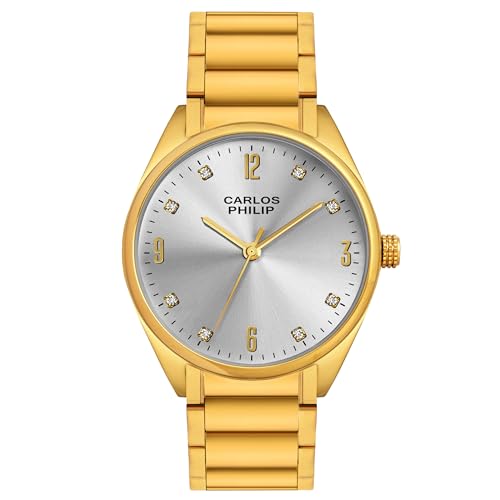 Image of Carlos Philip Axis Series Luxury Analog Watch for Men | Stainless Steel Strap | Japanese Miyota Movement | Stylish Water-Resistant Classic Timepiece