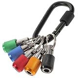 Kisangel Teiliges Bit Verlängerungsstange aus Aluminiumlegierung mit Schlüsselanhänger Robuster...