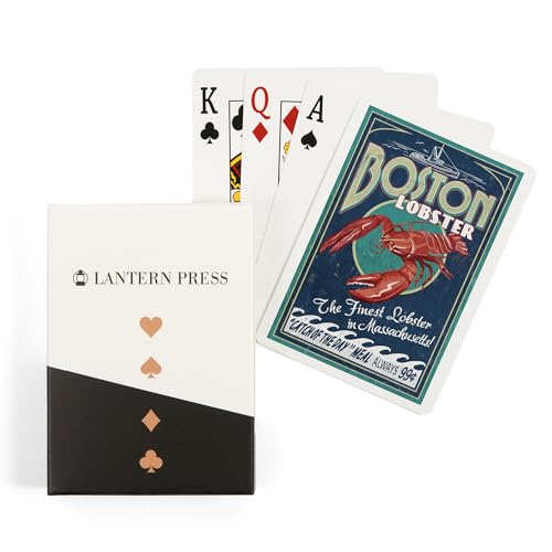 Baraja Boston Vintage Langosta, 52 naipes póker