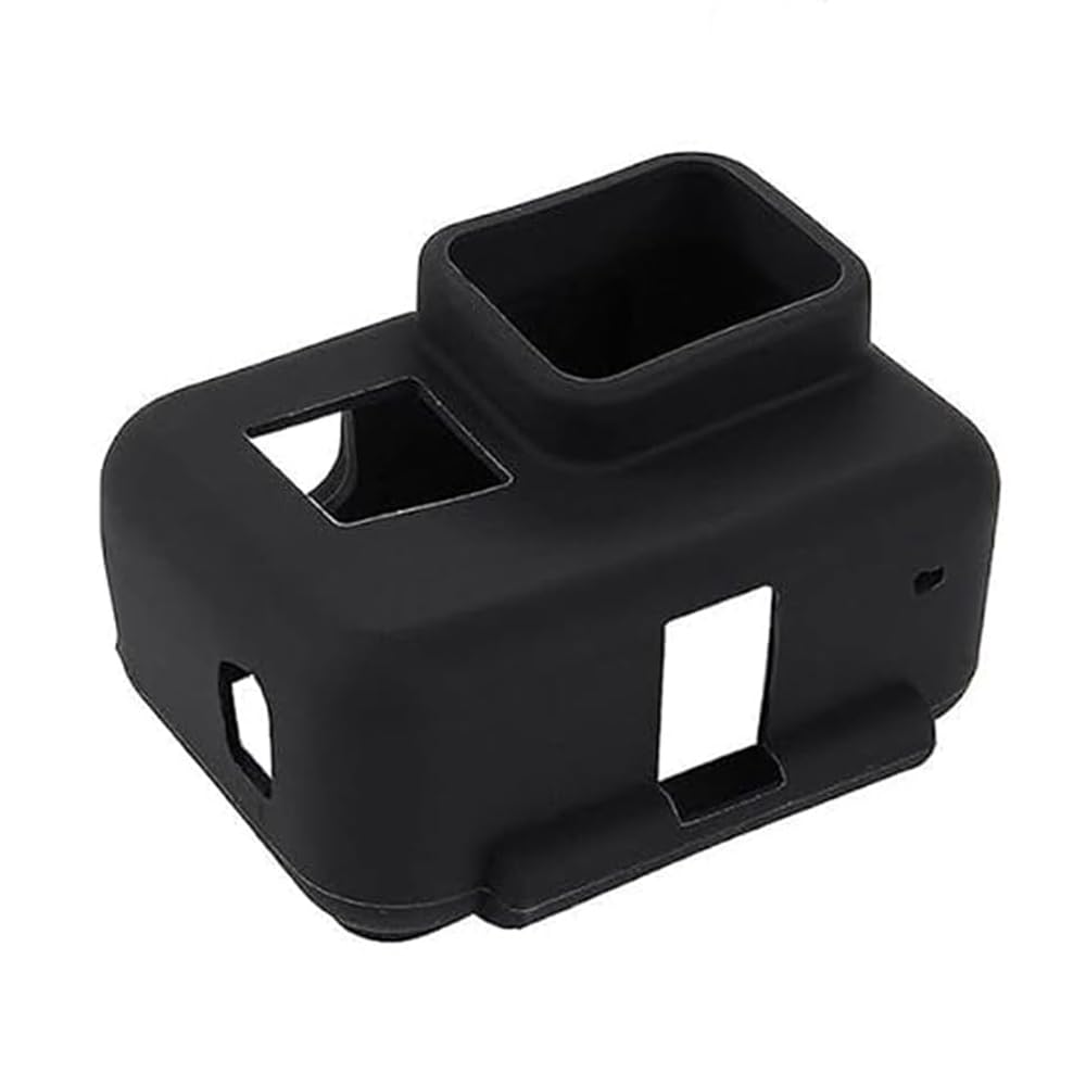 Action Pro Silicone Cover Side Frame Case Compatible with GoPro-5/6/7 Action Camera (Black) 1
