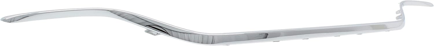 Garage-Pro Bumper Trim Compatible with Mercedes Benz E300 2017-2019, E350 2020-2022, E400 2017-2018, E450 2019-2022 Rear, Center, Chrome, Sedan, Wagon