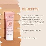 pūrlisse Ageless Glow Serum BB Cream SPF 40 - Glow BB Cream with SPF Enriched with Bakuchiol & Vitamin C to Help Improve Firmness & Reduce Wrinkles for Dewy Skin - Medium Tan (1.4 oz) - Image 5